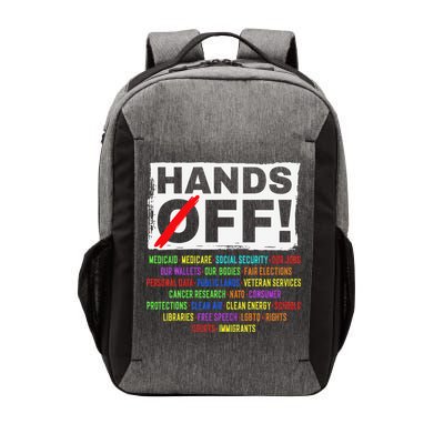 Hands Off Social Security Protest Resist Save Democracy Gift Vector Backpack