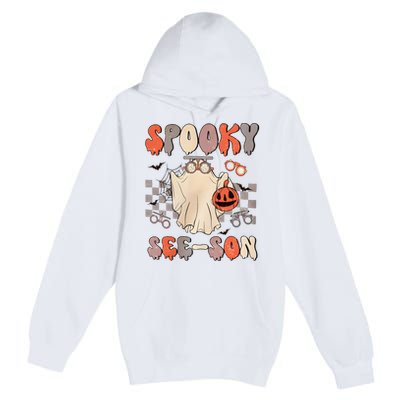 Halloween Optometrist Spooky Seeson Premium Pullover Hoodie