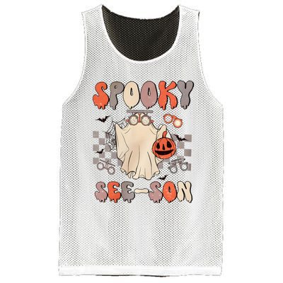 Halloween Optometrist Spooky Seeson Mesh Reversible Basketball Jersey Tank