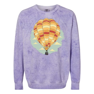 Hot Air Balloon Colorblast Crewneck Sweatshirt