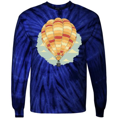 Hot Air Balloon Tie-Dye Long Sleeve Shirt