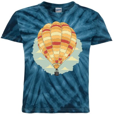 Hot Air Balloon Kids Tie-Dye T-Shirt