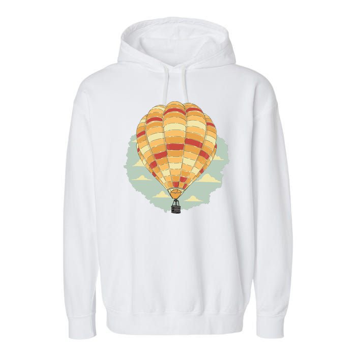 Hot Air Balloon Garment-Dyed Fleece Hoodie