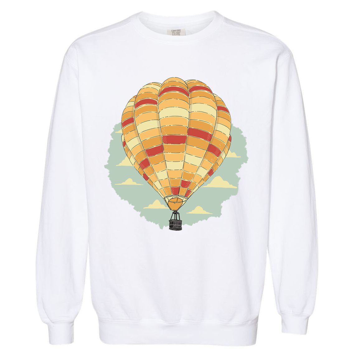 Hot Air Balloon Garment-Dyed Sweatshirt