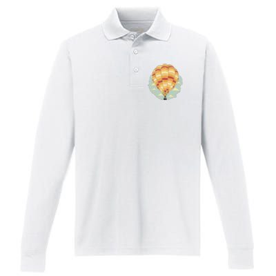 Hot Air Balloon Performance Long Sleeve Polo