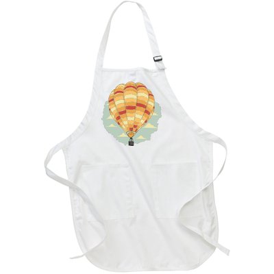 Hot Air Balloon Full-Length Apron With Pockets