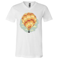 Hot Air Balloon V-Neck T-Shirt