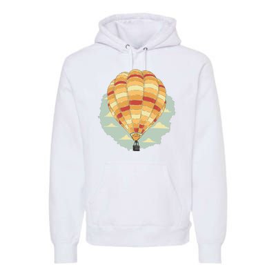 Hot Air Balloon Premium Hoodie