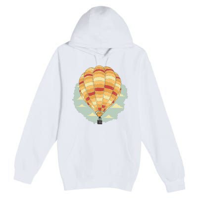 Hot Air Balloon Premium Pullover Hoodie