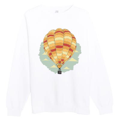 Hot Air Balloon Premium Crewneck Sweatshirt