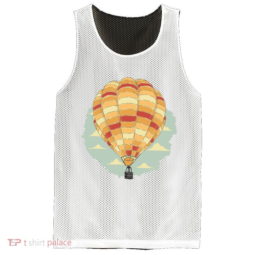 Hot Air Balloon Mesh Reversible Basketball Jersey Tank