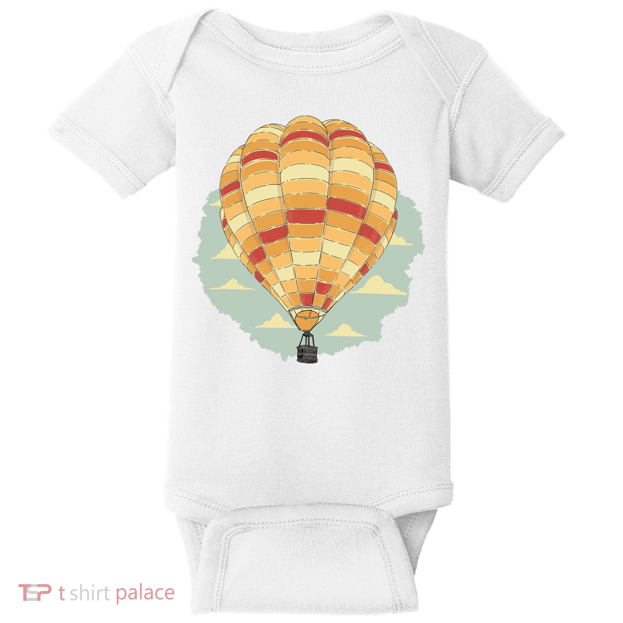 Hot Air Balloon Baby Bodysuit