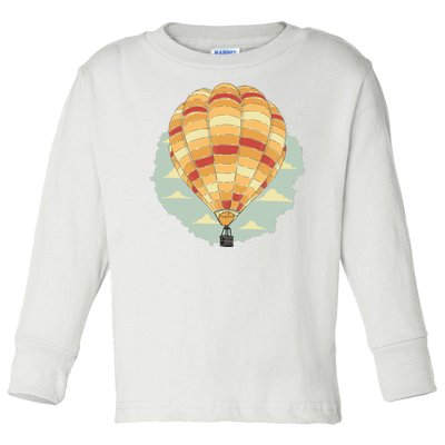 Hot Air Balloon Toddler Long Sleeve Shirt