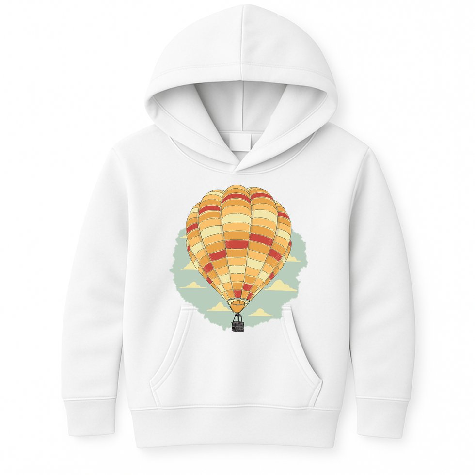 Hot Air Balloon Kids Hoodie