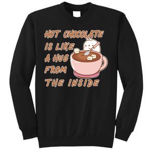 Hot Chocolate Is Like A Mug From The Inside Sweatshirt