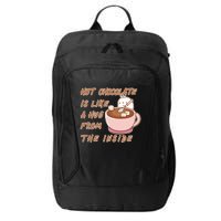 Hot Chocolate Is Like A Mug From The Inside City Backpack