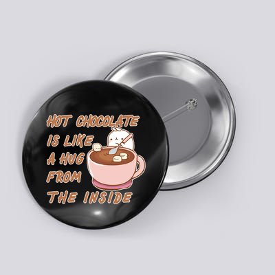 Hot Chocolate Is Like A Mug From The Inside Button