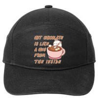 Hot Chocolate Is Like A Mug From The Inside 7-Panel Snapback Hat