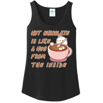 Hot Chocolate Is Like A Mug From The Inside Ladies Essential Tank