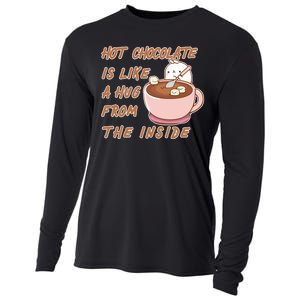 Hot Chocolate Is Like A Mug From The Inside Cooling Performance Long Sleeve Crew