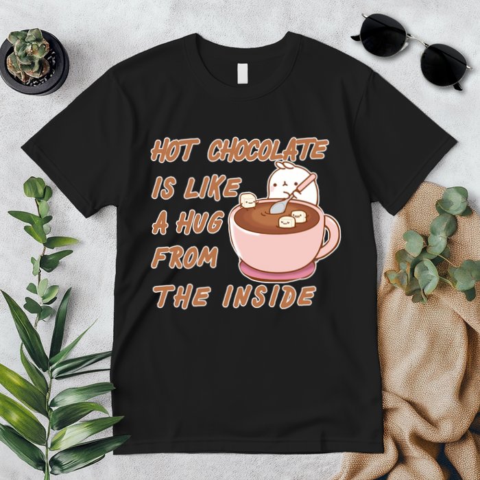 Hot Chocolate Is Like A Mug From The Inside Premium T-Shirt