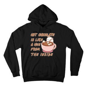 Hot Chocolate Is Like A Mug From The Inside Tall Hoodie