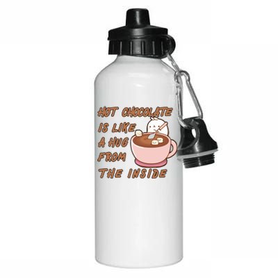 Hot Chocolate Is Like A Mug From The Inside Aluminum Water Bottle