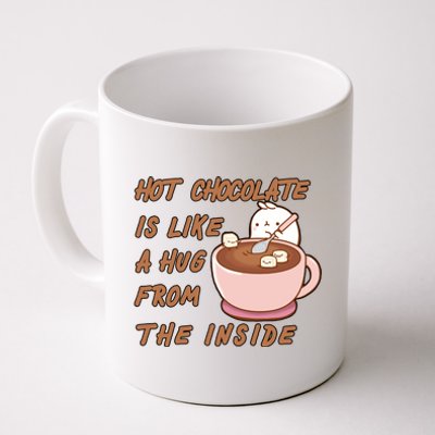 Hot Chocolate Is Like A Mug From The Inside Coffee Mug