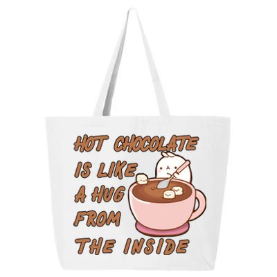 Hot Chocolate Is Like A Mug From The Inside 25L Jumbo Tote