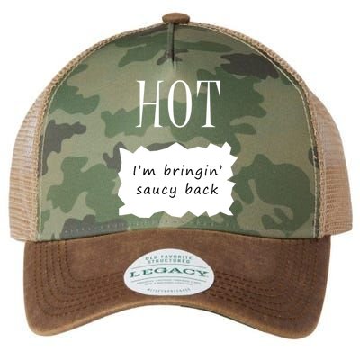 Hot I'm Bringing Saucy Back Legacy Tie Dye Trucker Hat