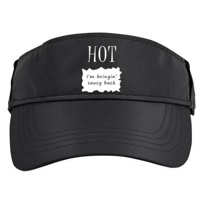 Hot I'm Bringing Saucy Back Adult Drive Performance Visor