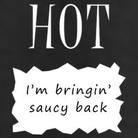 Hot I'm Bringing Saucy Back Adult Drive Performance Visor