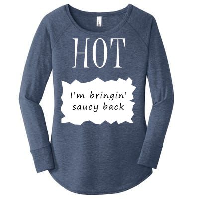 Hot I'm Bringing Saucy Back Women's Perfect Tri Tunic Long Sleeve Shirt