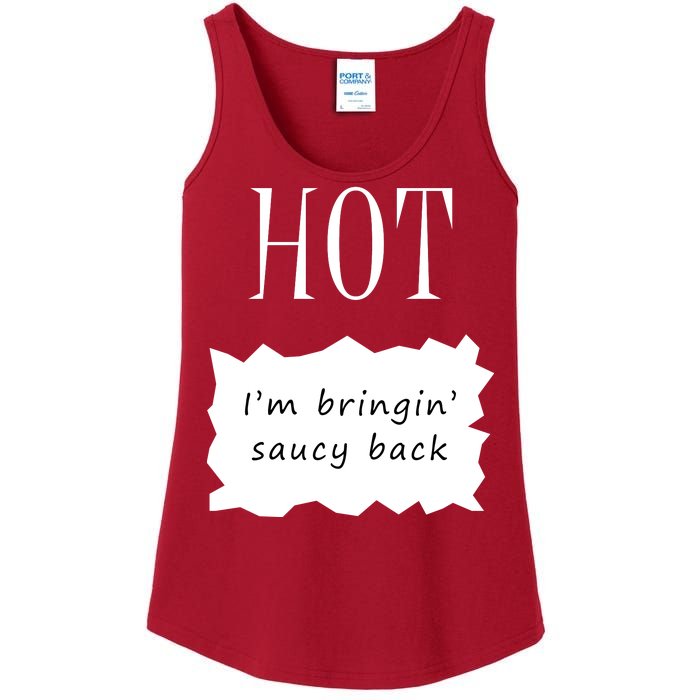 Hot I'm Bringing Saucy Back Ladies Essential Tank