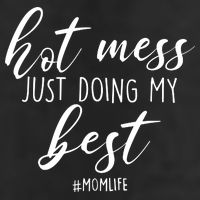 Hot Mess Just Doing My Best #MomLife Mother's Day Adult Drive Performance Visor