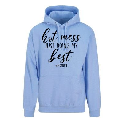 Hot Mess Just Doing My Best #MomLife Mother's Day Unisex Surf Hoodie