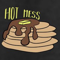 Hot Mess Pancakes Adult Drive Performance Visor
