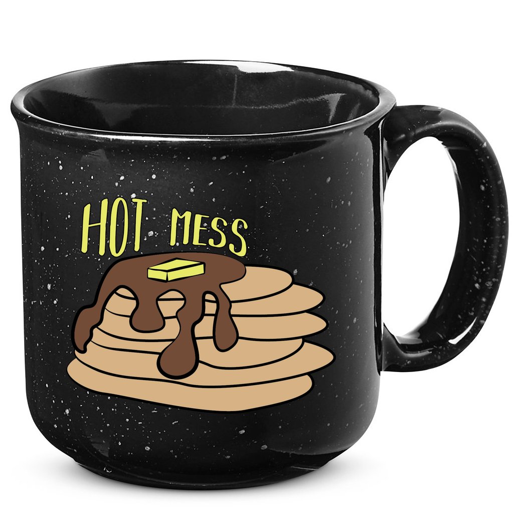Hot Mess Pancakes 15oz Campfire Ceramic Mug
