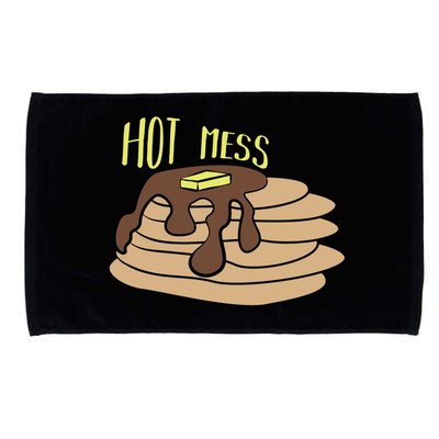 Hot Mess Pancakes Microfiber Hand Towel