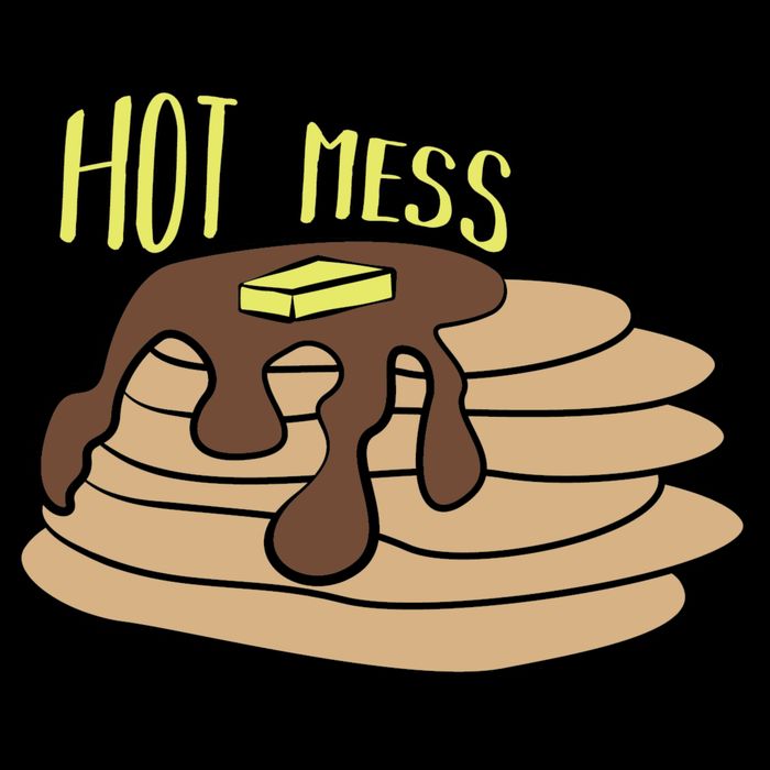 Hot Mess Pancakes Wool Snapback Cap
