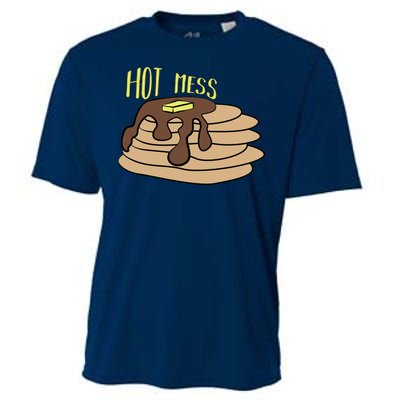 Hot Mess Pancakes Cooling Performance Crew T-Shirt