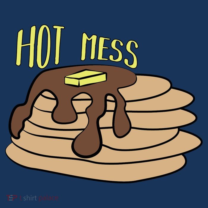 Hot Mess Pancakes Tall T-Shirt
