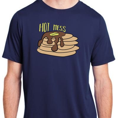 Hot Mess Pancakes Adult ChromaSoft Performance T-Shirt