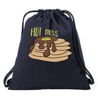 Hot Mess Pancakes Drawstring Bag