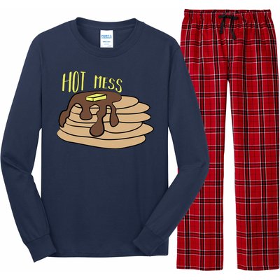 Hot Mess Pancakes Long Sleeve Pajama Set