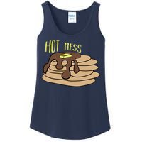 Hot Mess Pancakes Ladies Essential Tank