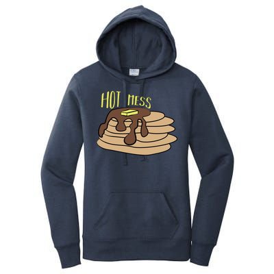 Hot Mess Pancakes Women's Pullover Hoodie