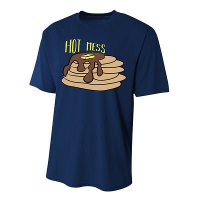 Hot Mess Pancakes Performance Sprint T-Shirt