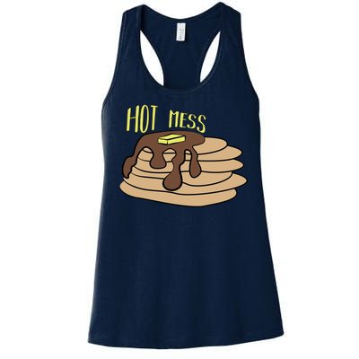 Hot Mess Pancakes Women's Racerback Tank