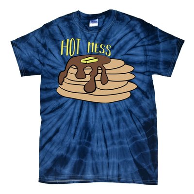 Hot Mess Pancakes Tie-Dye T-Shirt